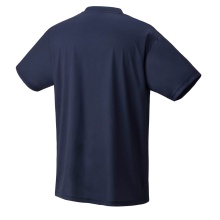 Yonex Training T-shirt Practice Small Logo YM0045 (100% Polyester) 2024 indigo blue Men